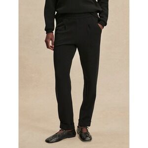 Varley The Rolled Cuff Pant 25 DoubleSoft Black Tapered Joggers Medium